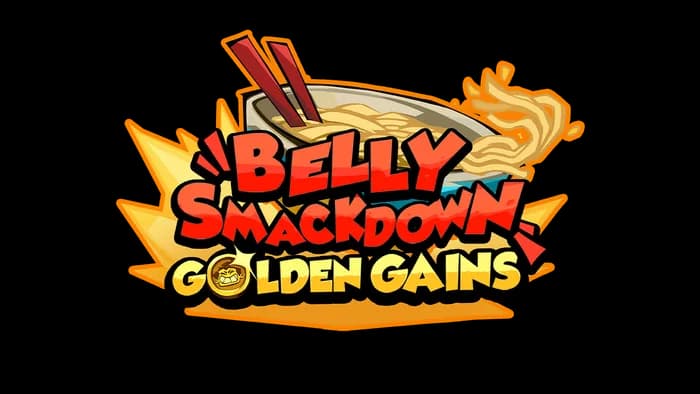 Belly Smackdown Golden Gains logo
