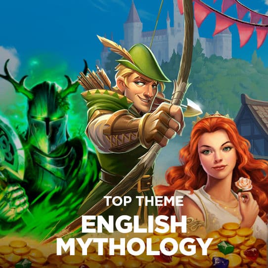 Join the legends of old in our favourite English mythology slots