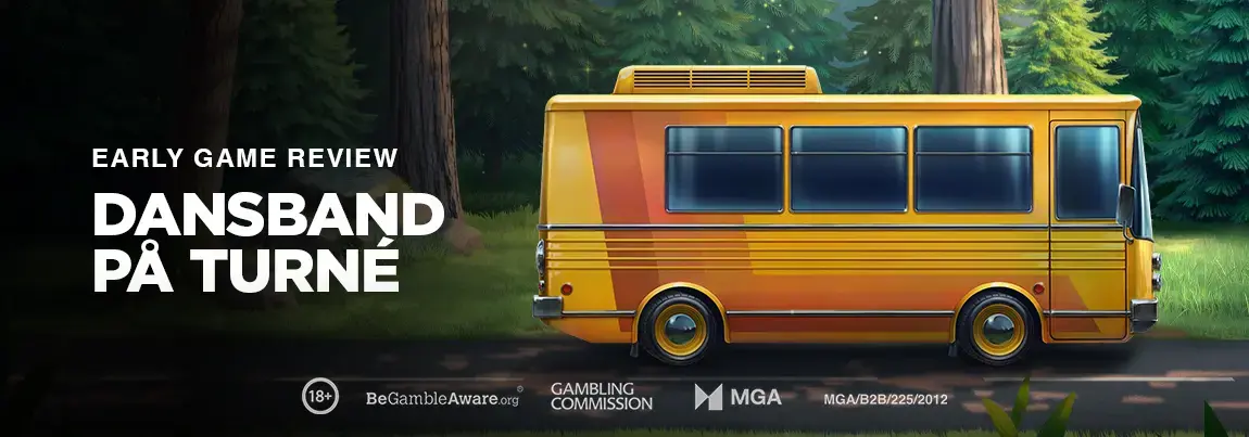 Banner for Play'n GO's new game Dansband På Turné