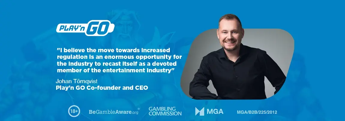 CEO of Play'n GO Johan Tornqvist with quote