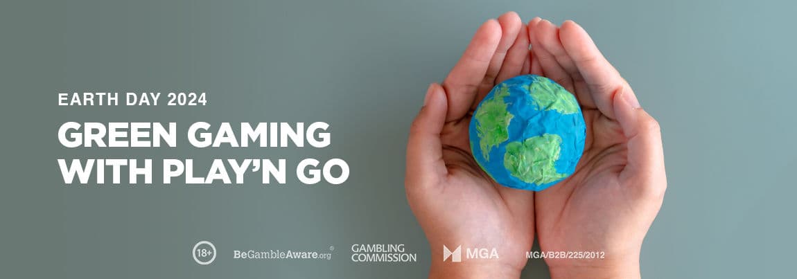Earth Day 2024 Green Gaming With Play'n GO Banner
