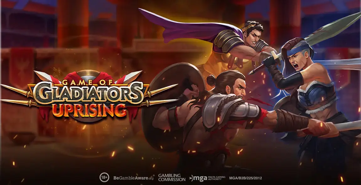 Play'n GO's online slot Game of Gladiators: Uprising.