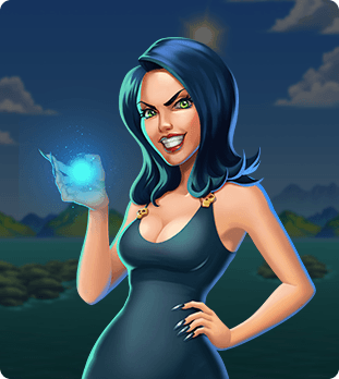 Scylla the evil witch with magic
