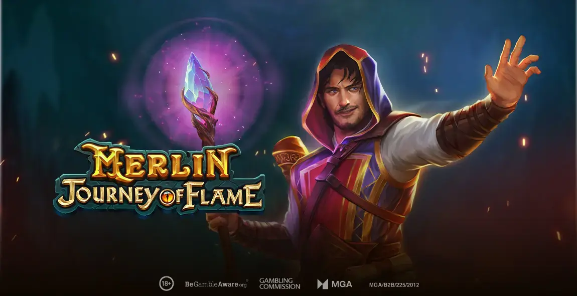 Play'n GO's online slot Merlin: Journey of Flame