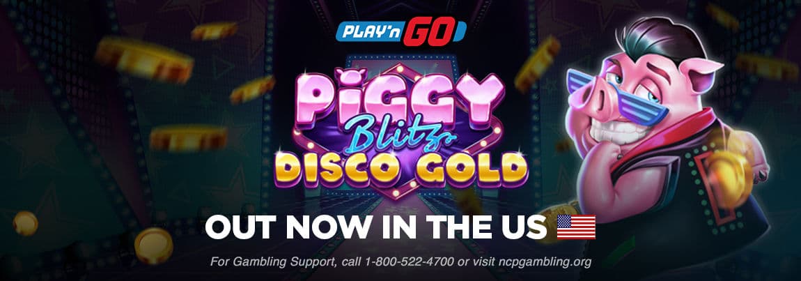 Piggy Blitz Disco Gold US release banner