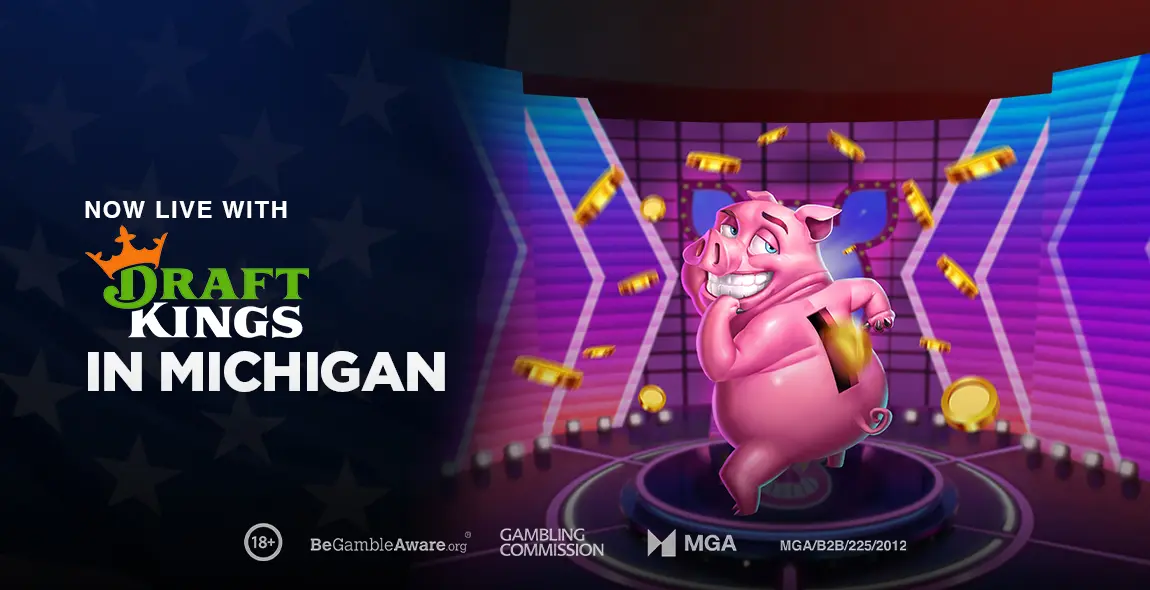 Play'n GO now LIVE with DraftKings in Michigan banner