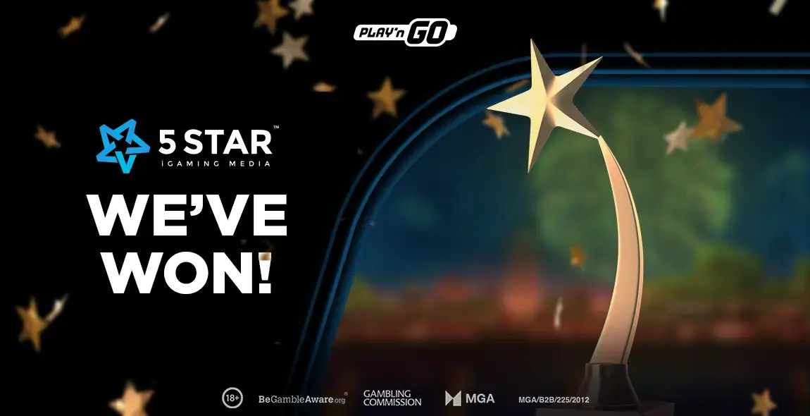 Play’n GO shortlisted for the Corporate Star Award 2024