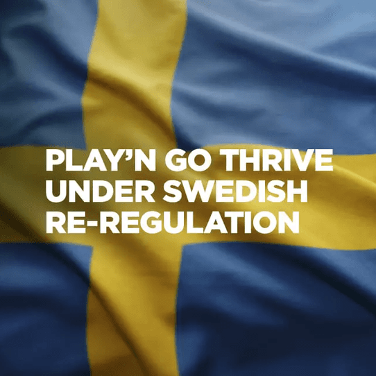 Play’n GO Continue to Thrive Under Swedish Re-Regulation