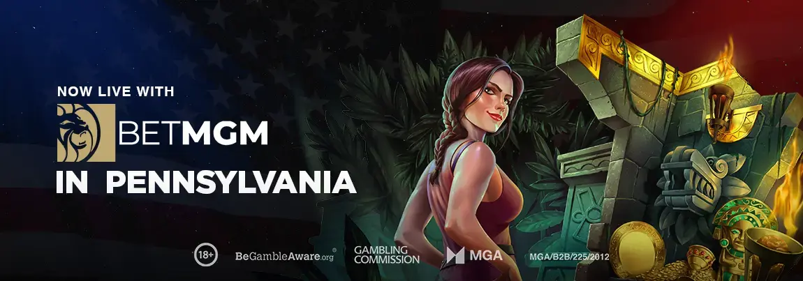 Now Live with BetMGM in Pennsylvania banner