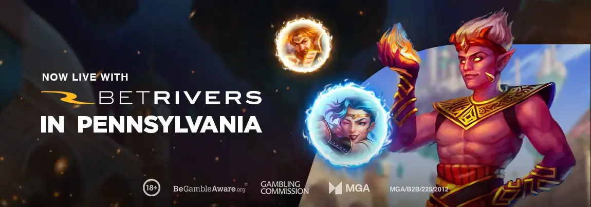 Now live with BetRivers in Pennsylvania banner