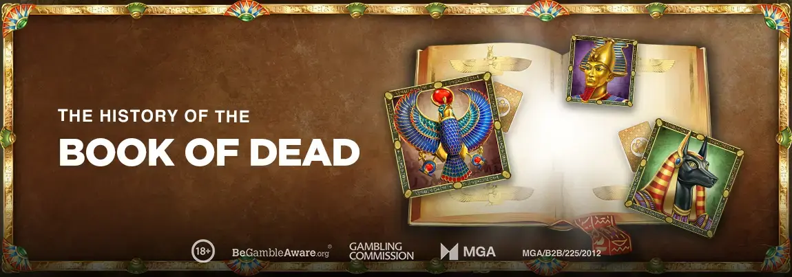 The History of Rich Wilde and the Book of Dead slot test on a book background