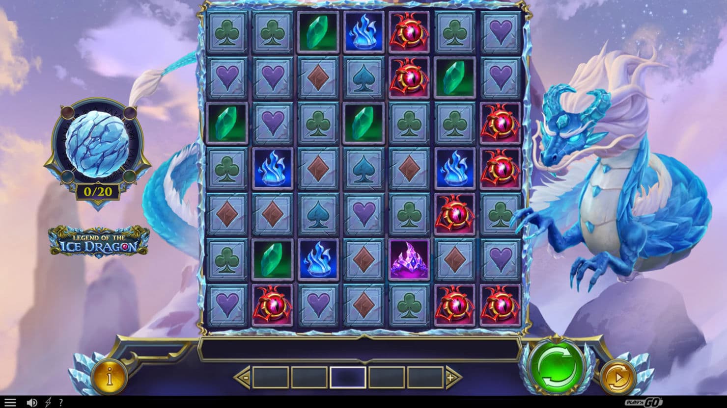 Legend of the Ice Dragon slot by slot provider Play'n GO