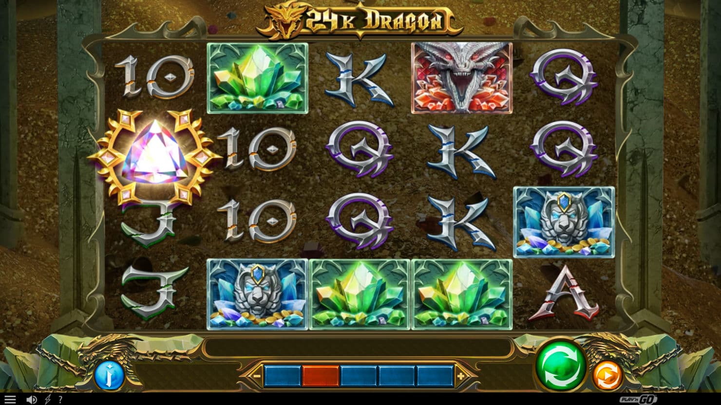 24K Dragon slot by slot provider Play'n GO