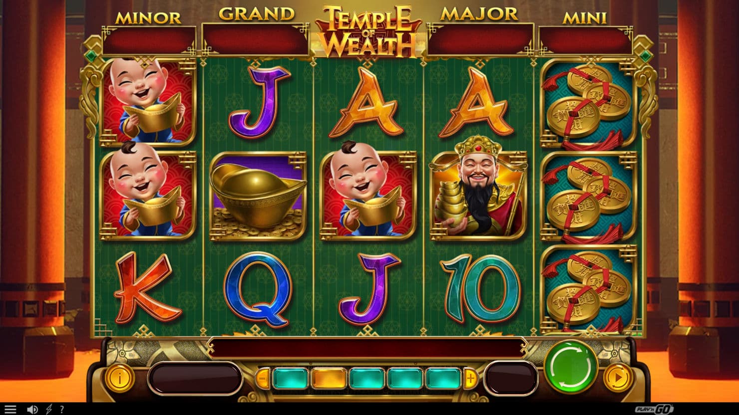 Temple of Wealth slot by slot provider Play'n GO