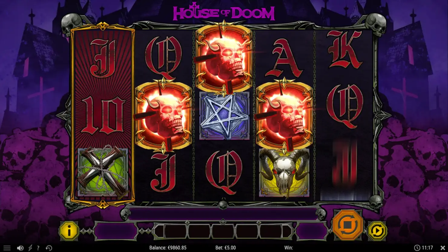 Play'n GO's online slot House of Doom.