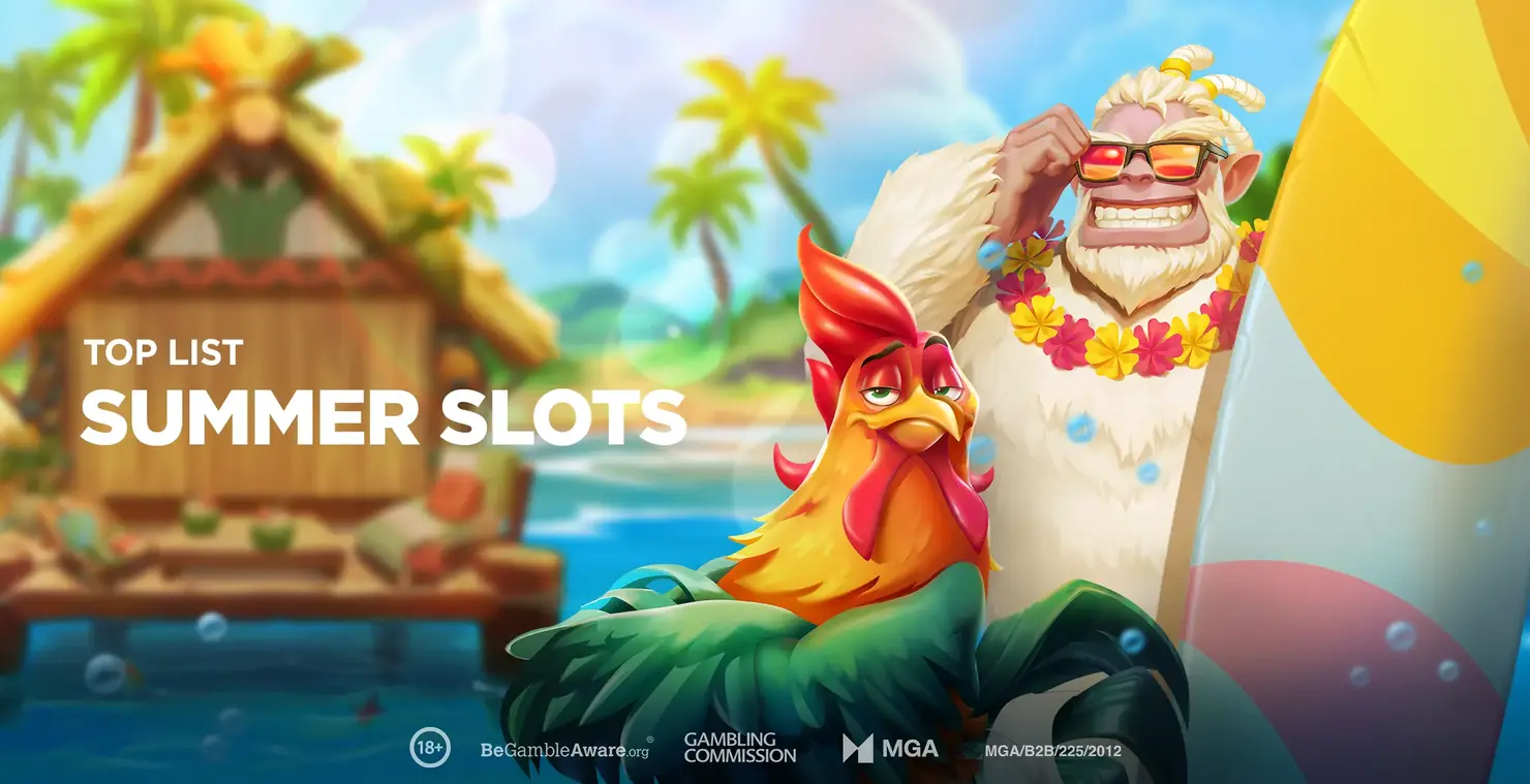 Top List Summer Slots banner with Rocco Gallo and Yeti character