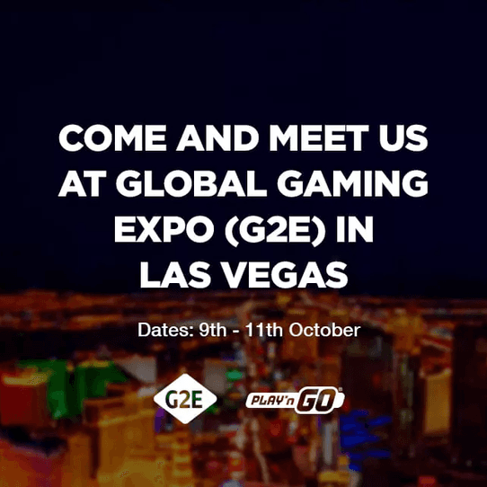 We’re going to be at G2E