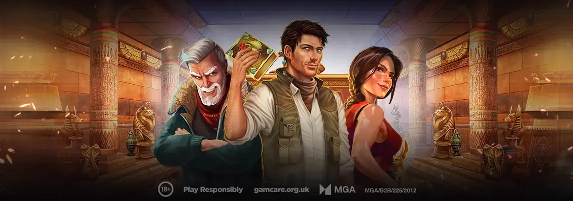 Gerard Wilde, Rich Wilde and Cat Wilde characters together